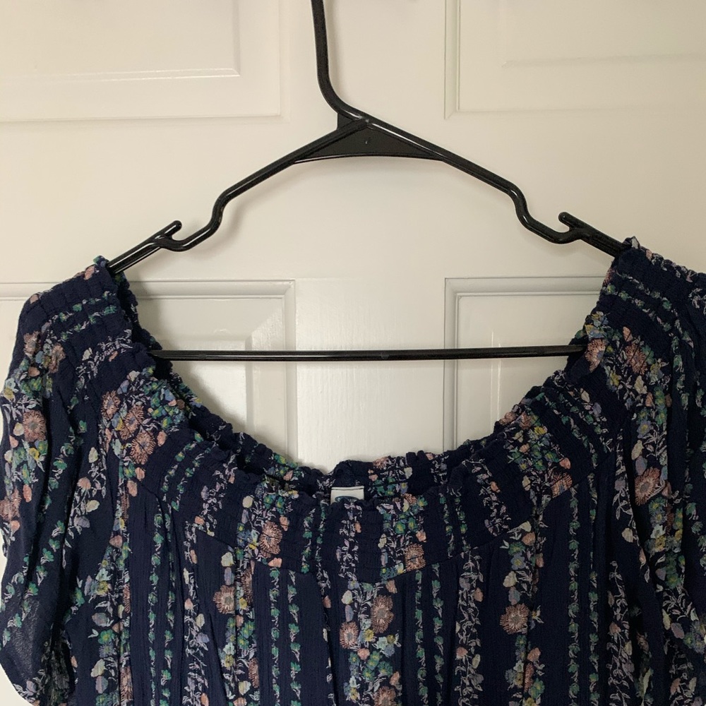 Old navy Off the Shoulder Midi Floral Dress - Picture 5 of 5